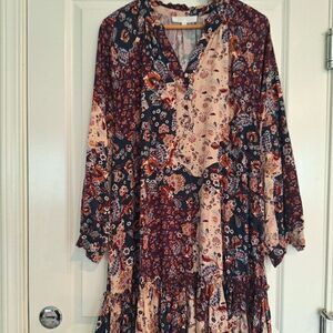 Adyson Parker Long Sleeve‎ Floral  size 3x